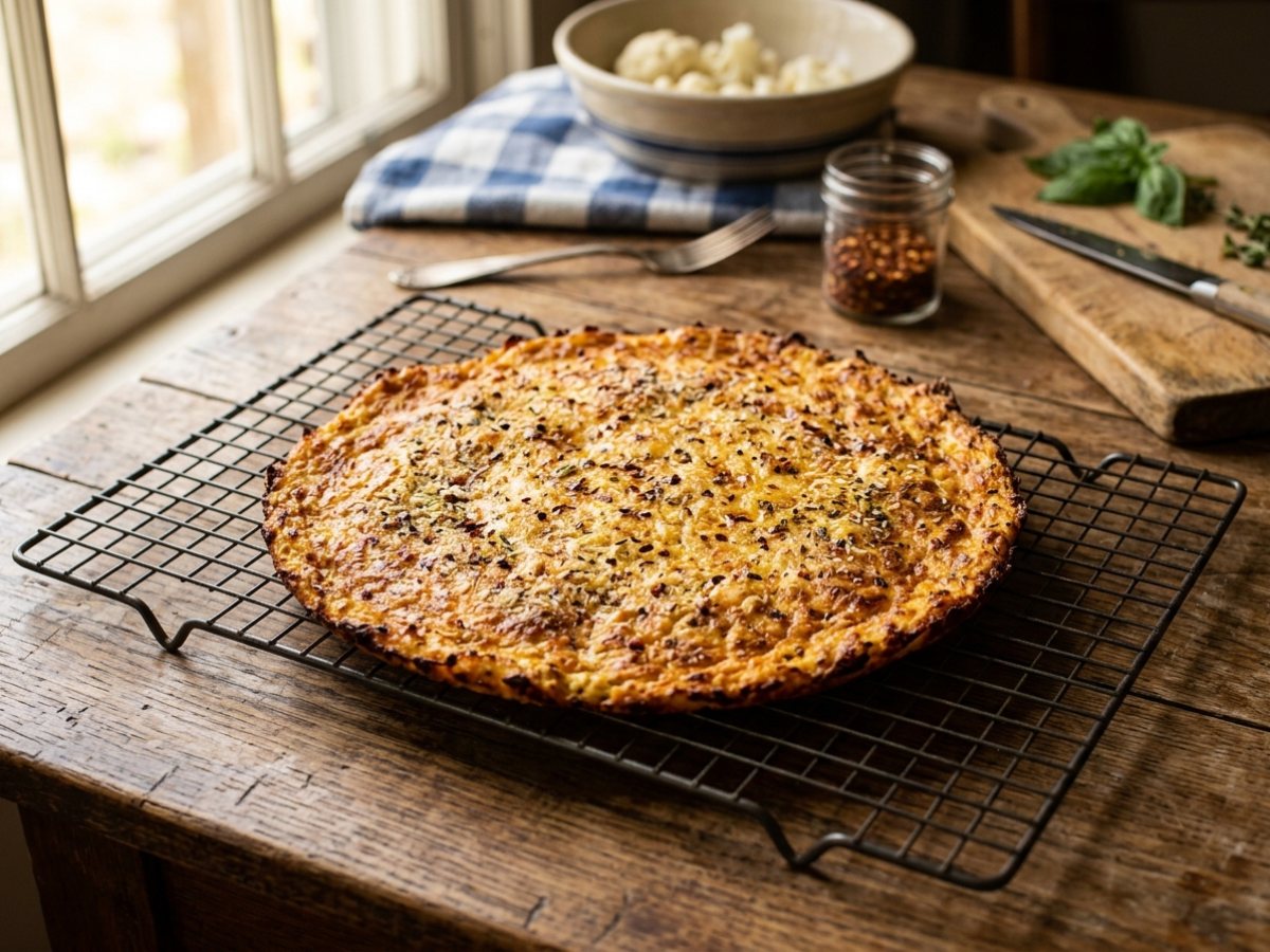 Cauliflower Pizza Crust