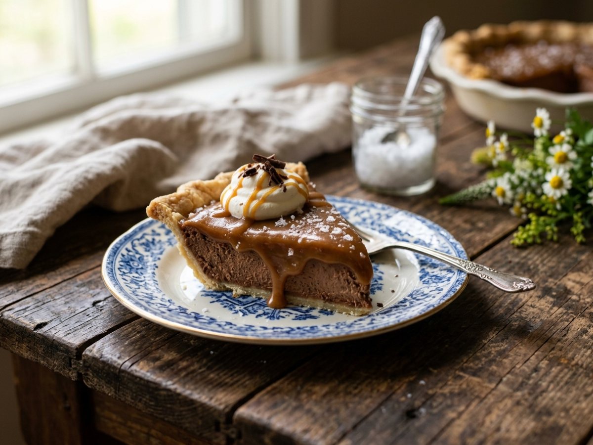 Chocolate Salted Caramel Pie