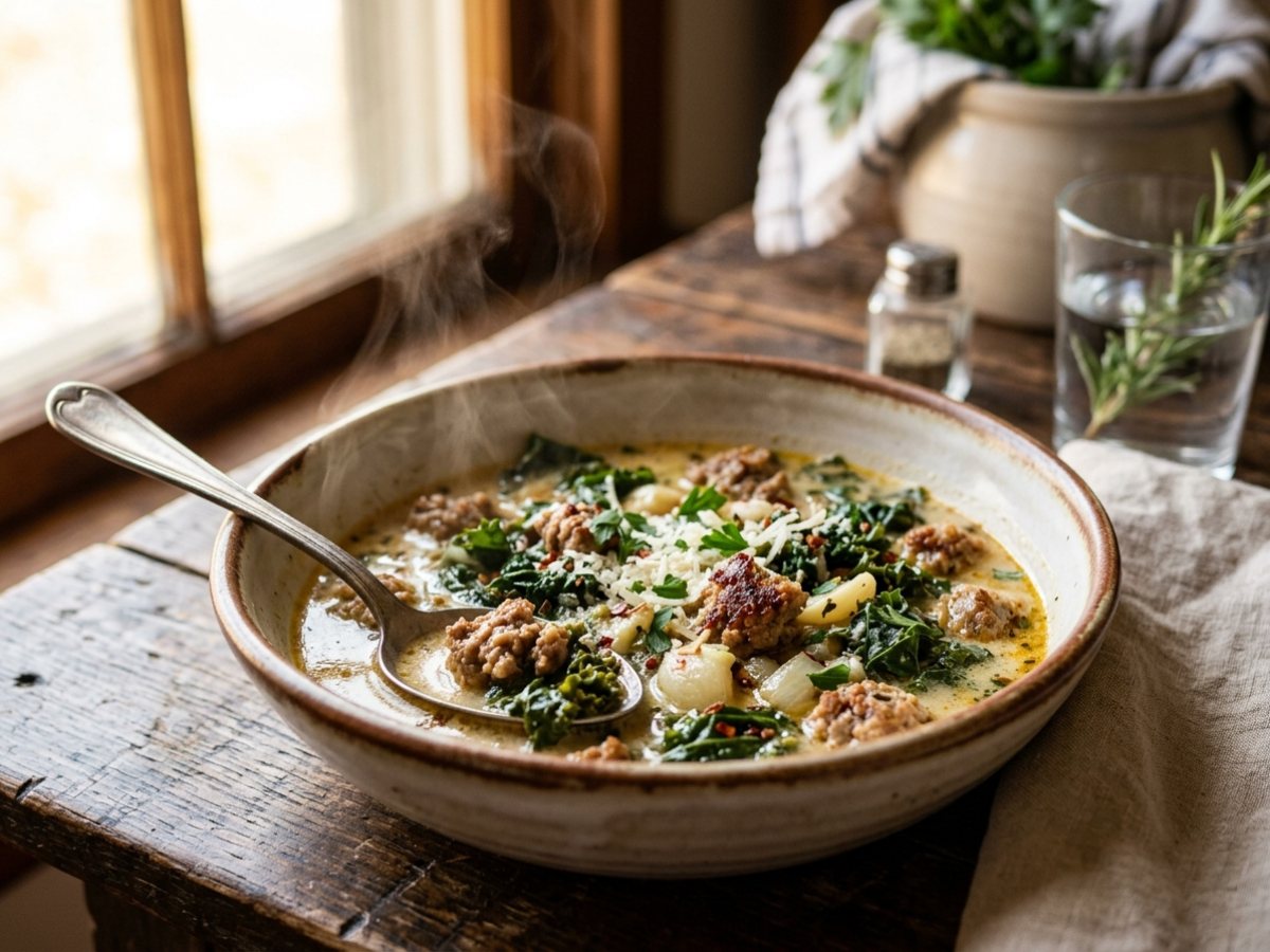 Keto Tuscan Soup