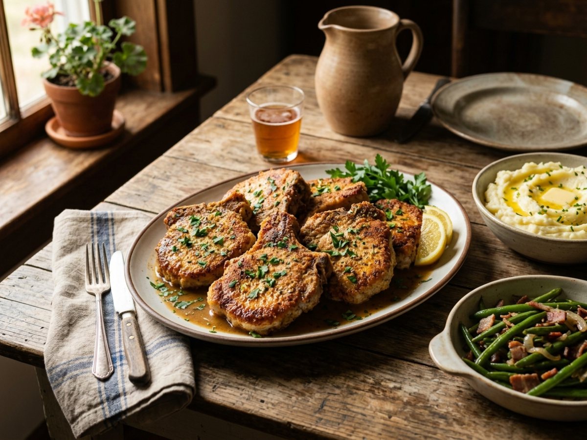 Pan Fried Pork Chops
